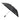 Black Elements 58" Recycled rPET Auto Open Travel Folding Umbrella