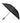 Black Elements 60" Recycled rPET Auto Open Dual Canopy Golf Umbrella plain