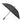 Black Elements 60" Recycled rPET Auto Open Golf Umbrella plain