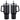 Black Genoa 40 oz Vacuum Insulated Travel Mug with Straw plain