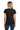 Black Gildan Women's Heavy Cotton 100% Cotton T-Shirt. 5000L plain