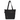 Black - Gold Aurelia rPET Zippered Tote Bag – 18L plain