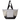 Black - Gray - Gray Neri Recycled Mesh Foldable Tote Bag - 45L plain