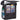 Black Gridlock Vertical 15" Computer Messenger Bag