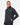 Black Heather Drop Line Fleece Jacket - M16223