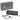 Black High Sierra® IPX 5 Solar Fast Wireless Power Bank