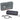 Black High Sierra® IPX 5 Solar Fast Wireless Power Bank