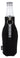 Black Koozie® Zip-Up Bottle Cooler with Opener plain