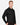 Black Men's CrownLux Performance® Plaited Long Sleeve Polo - DG20L
