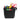 Black Mobile Office Pencil Case plain