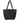 Black Newport Recycled Stripe Tote Bag - 20L plain