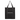 Black North Park Deluxe - Non-Woven Shopping Tote Bag plain