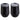 Black Onyx 12 oz Stainless Steel/Polypropylene Wine Goblet plain