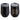Black Onyx 12 oz Stainless Steel/Polypropylene Wine Goblet