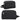 Black Porter Polyester Toiletry Bag plain