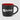 Black - Red Zanzibar - 12 oz. Matte Black Ceramic Mug with ColorPop
