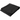 Black Ribbed Fleece Blanket plain