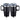 Black San Siro 24 oz Double-wall Travel Mug plain