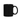 Black Seattle Classic - 12 oz. Color Ceramic Mug plain
