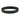 BLACK Single Color Silicone Bracelet plain grouped