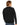 Black Sponge Fleece Raglan Crewneck Sweatshirt - 3901