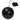 Black Stress Ball Yo-Yo Bungee plain