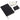 Black Travel Journal with Card Pockets plain
