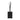 Black Venture Out Recycled rPET Luggage Tag plain