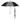 BLACK WITH GRAY 60" Arc Splash of Color Golf Umbrella plain grouped