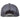 BLACK WITH GRAY Cotton Twill Mesh Back Cap plain grouped
