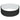 BLACK WITH WHITE 1" Silicone Bracelet plain grouped