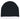 BLACK WITH WHITE Knit Beanie With Stripe plain grouped
