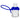 Blue Caddy Strap 1 oz Alcohol Free Hand Sanitizer plain