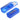 Blue Health Case Bandage Holder Pill Box