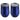 Blue Onyx 12 oz Stainless Steel/Polypropylene Wine Goblet plain