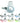 Blue - Red - Yellow - Lime Green Stratosphere USB  (Custom Direct) plain
