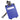 Blue Travel Tote Luggage Tag plain