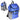 Blue/Gray Journey Polyester Cooler Backpack plain