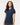Bright Navy Women's Ringspun Pique Polo - 7600