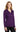 Bright Purple Port Authority Women's Silk Touch Performance Long Sleeve Polo. L540LS plain