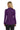 Bright Purple Port Authority Women's Silk Touch Performance Long Sleeve Polo. L540LS plain