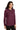 Burgundy Port Authority Women's Silk Touch Long Sleeve Polo. L500LS plain