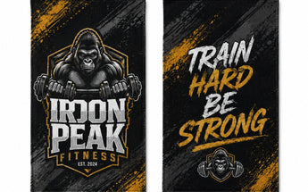 Gym, Workout towel in Microfiber Dri-lite Terry Towel, 15x25, Sublimated Edge to Edge 2 sides  grouped