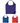 Capri - Foldaway Shopping Tote Bag - 210D Polyester - Metallic imprint plain grouped