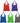 Capri - Foldaway Shopping Tote Bag - 210D Polyester plain grouped