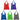 Capri - Foldaway Shopping Tote Bag - 210D Polyester plain grouped