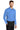 Carolina Blue Port Authority Silk Touch Performance Long Sleeve Polo. K540LS plain