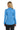 Carolina Blue Port Authority Women's Silk Touch Performance Long Sleeve Polo. L540LS plain