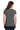 Charcoal Gildan Women's Ultra Cotton 100% US Cotton T-Shirt. 2000L plain