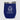 Clear - Royal Blue - Chrome Escape - 11 oz. Double-Wall Stainless Wine Cup